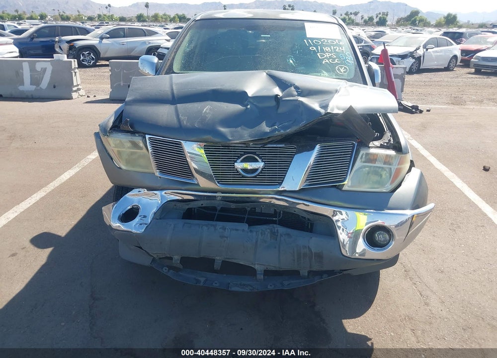 2005 NISSAN FRONTIER SE VIN: 1N6AD07U95C407657