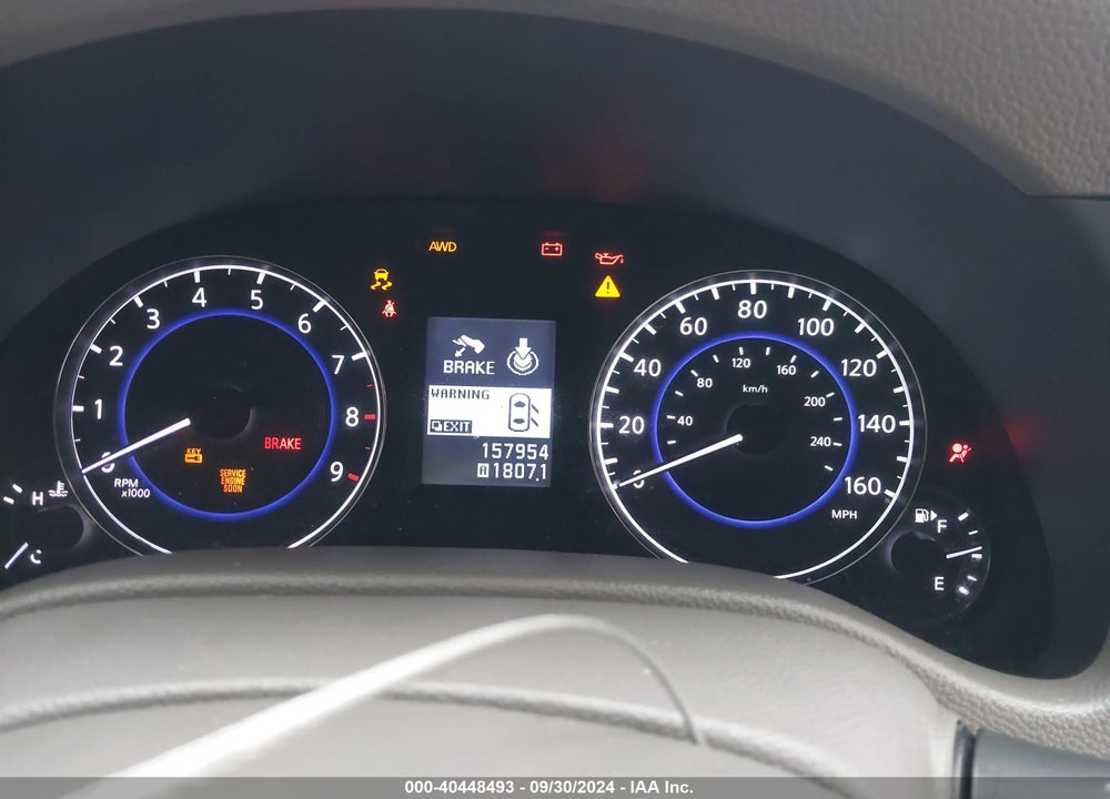 2012 INFINITI G37X VIN: JN1CV6AR8CM976557