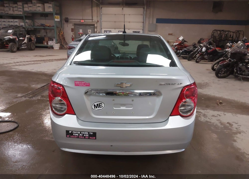 2014 CHEVROLET SONIC LT AUTO VIN: 1G1JC5SH4E4163528