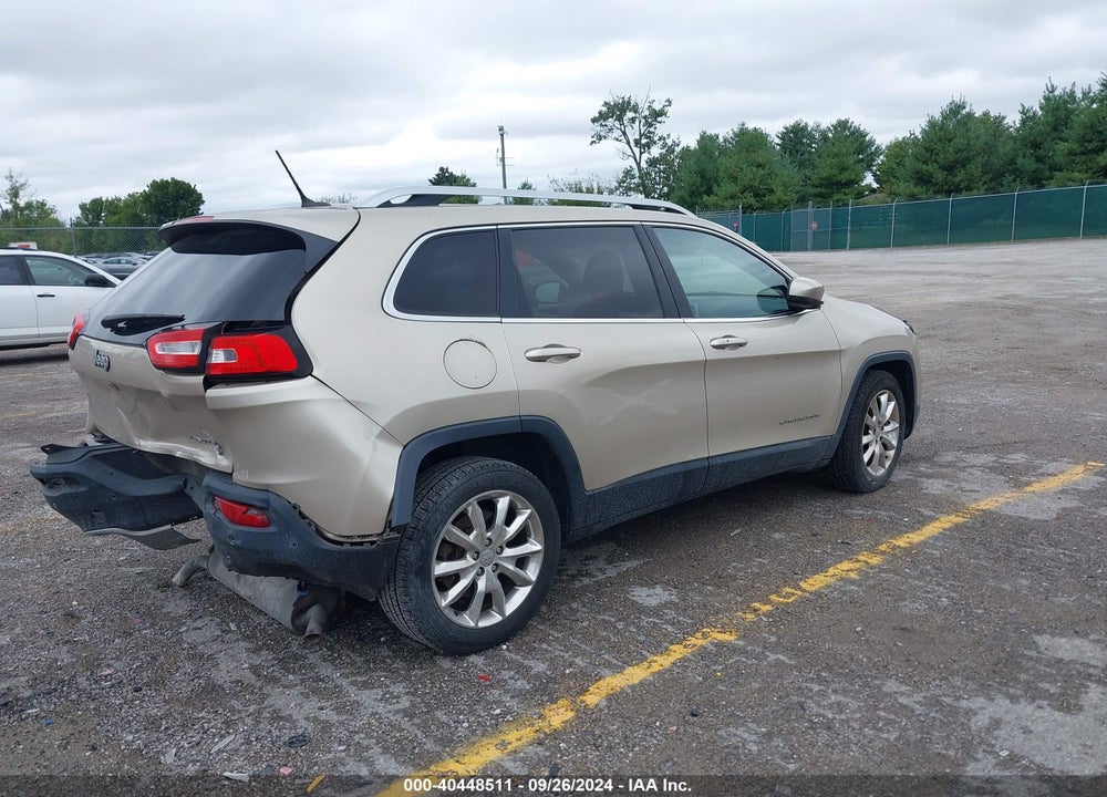 2015 JEEP CHEROKEE LIMITED VIN: 1C4PJLDS3FW539288