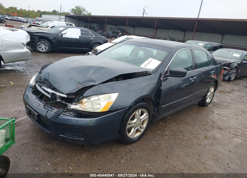 2007 HONDA ACCORD 2.4 EX VIN: 1HGCM56897A162078