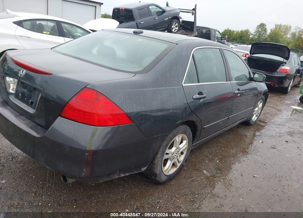 2007 HONDA ACCORD 2.4 EX VIN: 1HGCM56897A162078