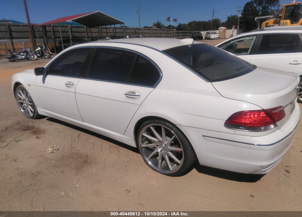 2006 BMW 750LI VIN: WBAHN83596DT29918