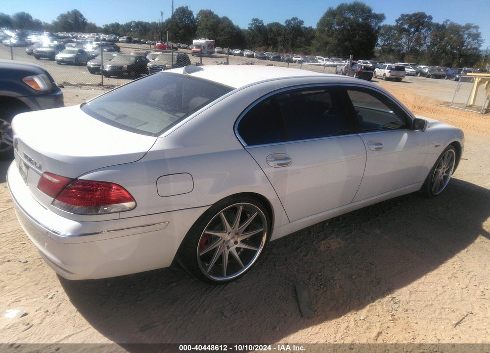 2006 BMW 750LI VIN: WBAHN83596DT29918