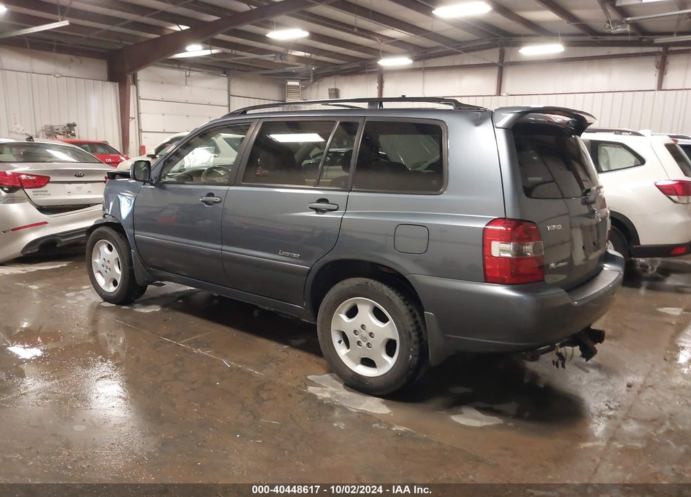 2006 TOYOTA HIGHLANDER LIMITED V6 VIN: JTEEP21AX60172562