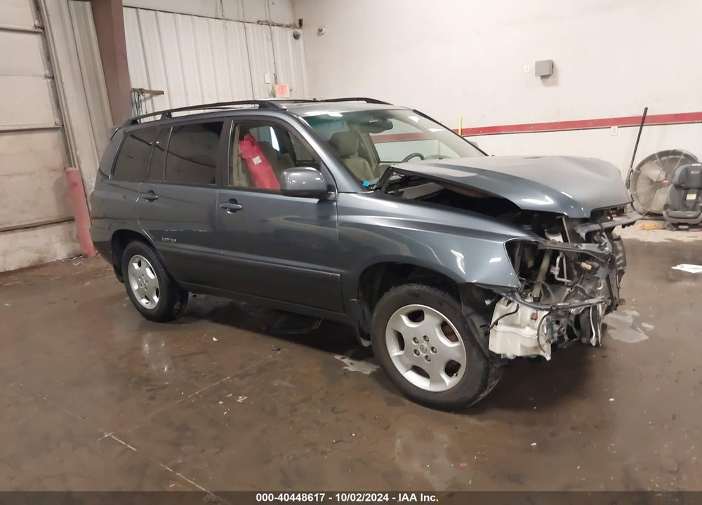 2006 TOYOTA HIGHLANDER LIMITED V6 VIN: JTEEP21AX60172562