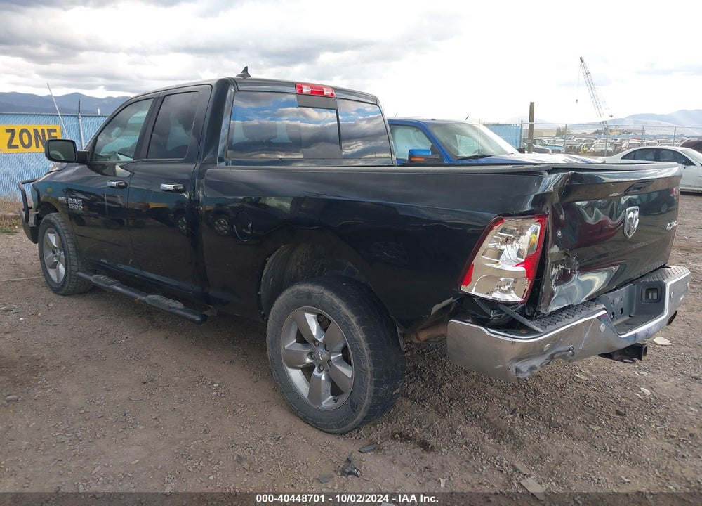 2017 RAM 1500 BIG HORN QUAD CAB 4X4 6'4 BOX VIN: 1C6RR7GT2HS521377