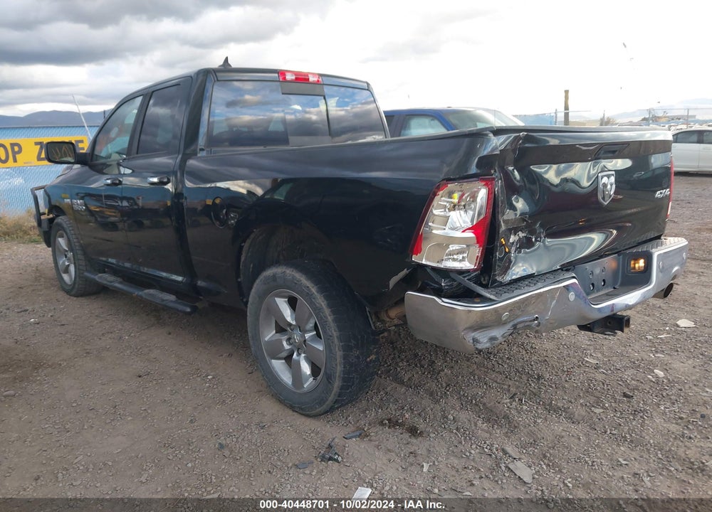 2017 RAM 1500 BIG HORN QUAD CAB 4X4 6'4 BOX VIN: 1C6RR7GT2HS521377