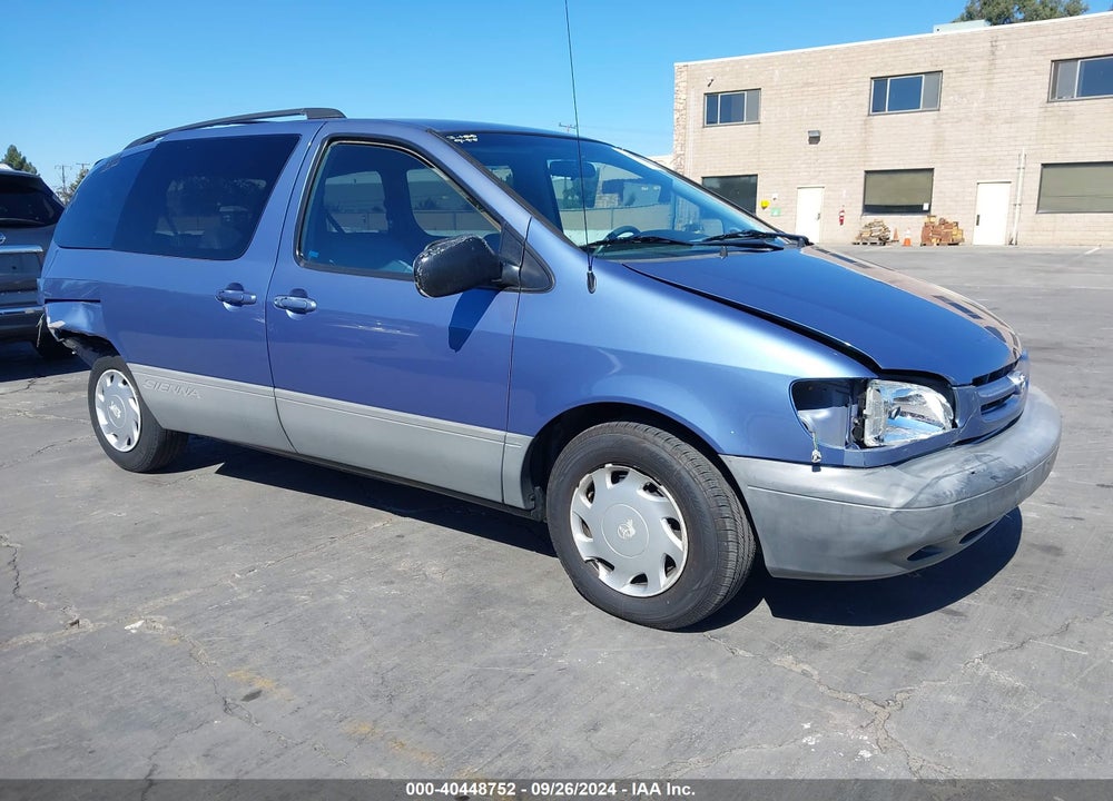 1998 TOYOTA SIENNA LE VIN: 4T3ZF13C1WU079006