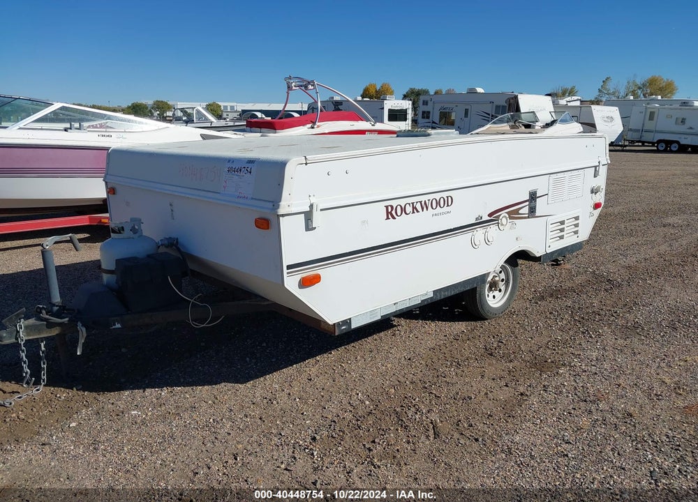 2010 ROCKWOOD FREEDOM POP UP CAMPER VIN: 4X4CFM41XAD279709