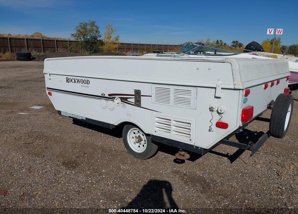 2010 ROCKWOOD FREEDOM POP UP CAMPER VIN: 4X4CFM41XAD279709