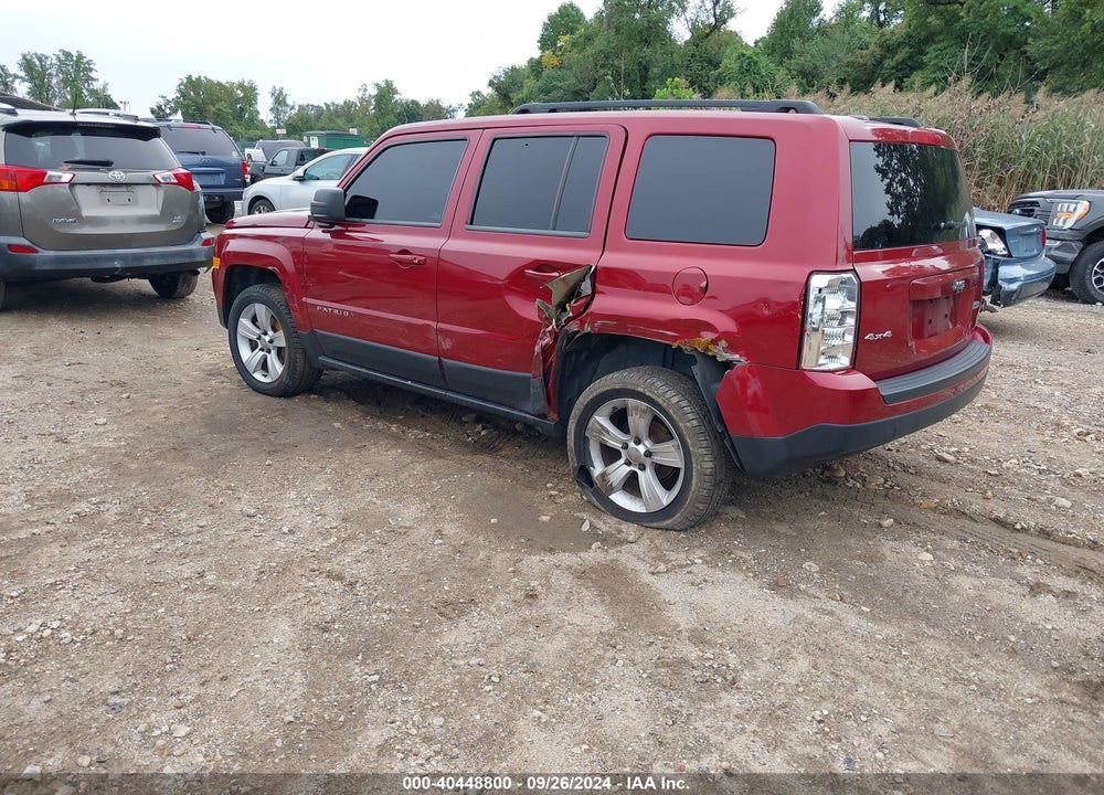 2014 JEEP PATRIOT LATITUDE VIN: 1C4NJRFB6ED514287