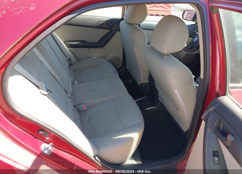 2011 KIA FORTE EX VIN: KNAFU4A29B5887395