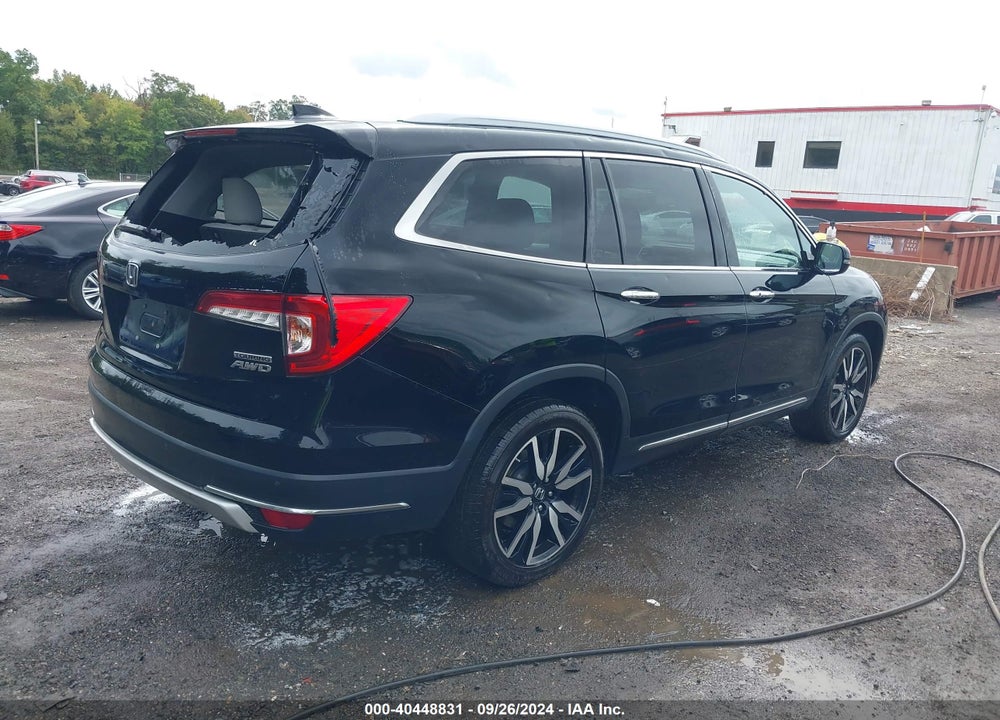 2019 HONDA PILOT TOURING VIN: 5FNYF6H90KB060095