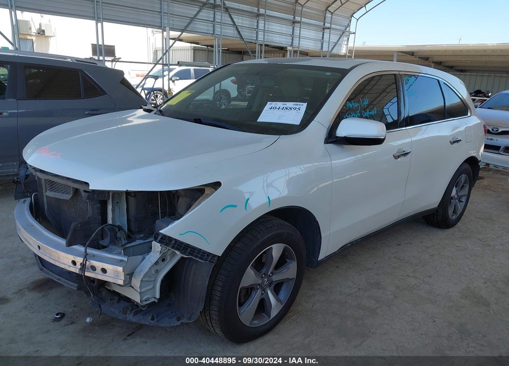 2014 ACURA MDX VIN: 5FRYD4H25EB015167