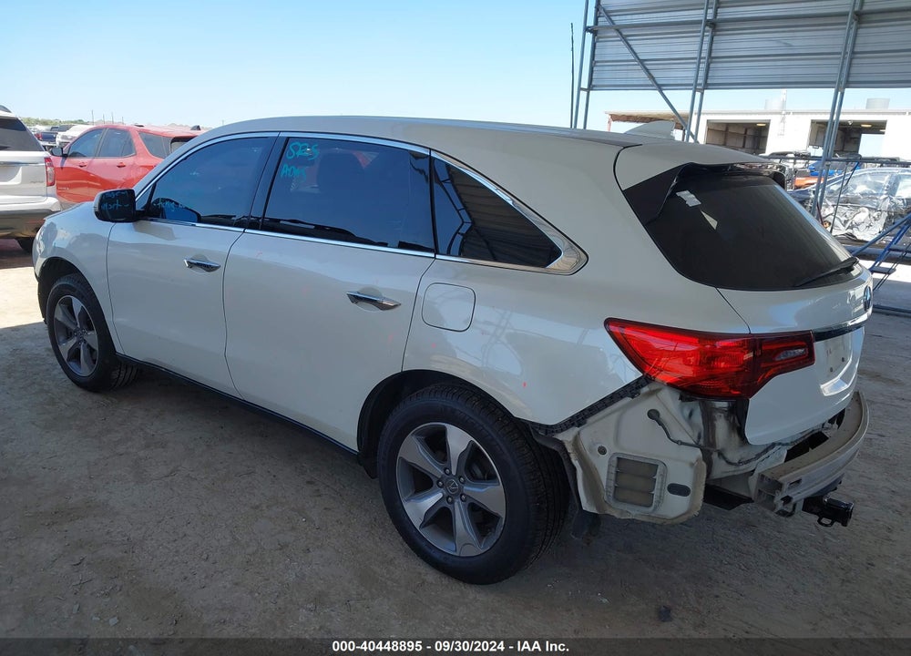 2014 ACURA MDX VIN: 5FRYD4H25EB015167