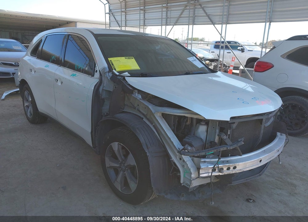 2014 ACURA MDX VIN: 5FRYD4H25EB015167