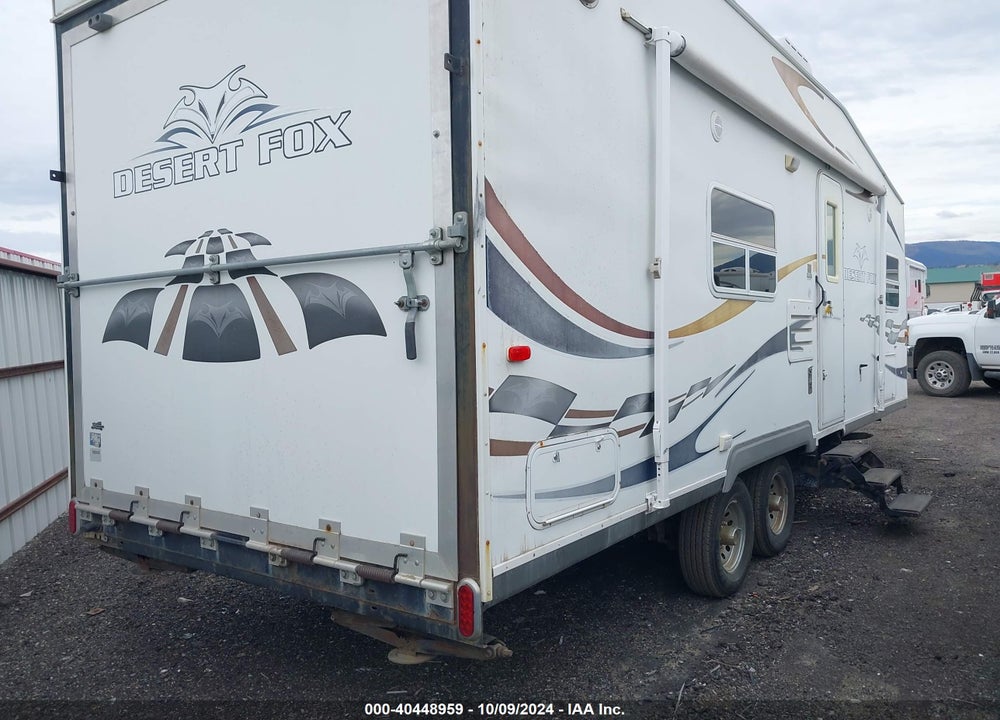 2007 DESERT FOX TOY HAULER SERIES M- VIN: 4N17A242870130459
