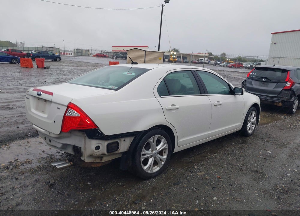 2012 FORD FUSION SE VIN: 3FAHP0HA4CR280768