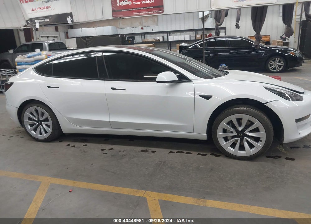 2022 TESLA MODEL 3 LONG RANGE DUAL MOTOR ALL-WHEEL DRIVE VIN: 5YJ3E1EBXNF253009