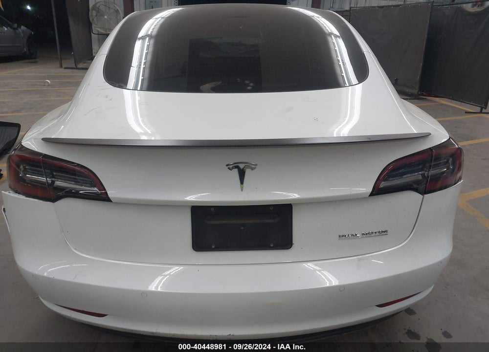 2022 TESLA MODEL 3 LONG RANGE DUAL MOTOR ALL-WHEEL DRIVE VIN: 5YJ3E1EBXNF253009