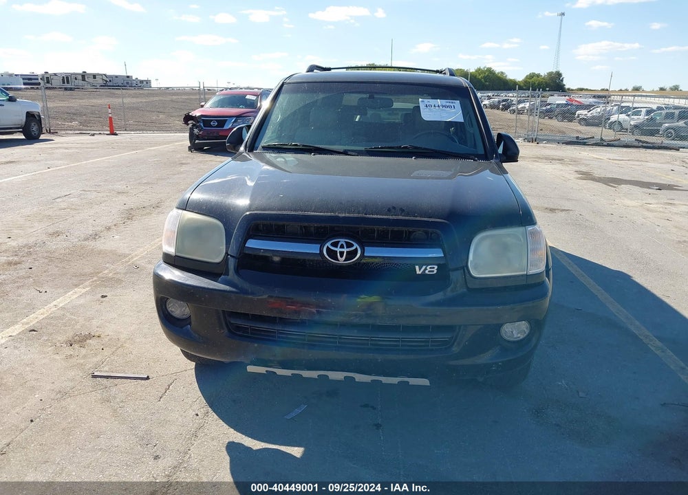 2006 TOYOTA SEQUOIA LIMITED V8 VIN: 5TDBT48A06S272378
