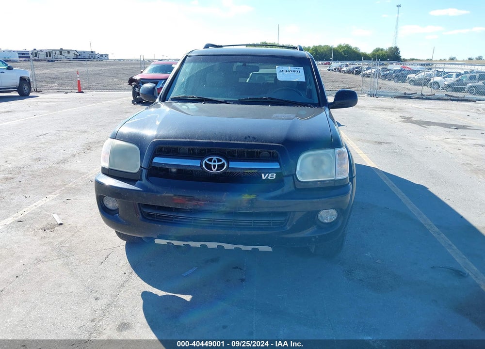 2006 TOYOTA SEQUOIA LIMITED V8 VIN: 5TDBT48A06S272378