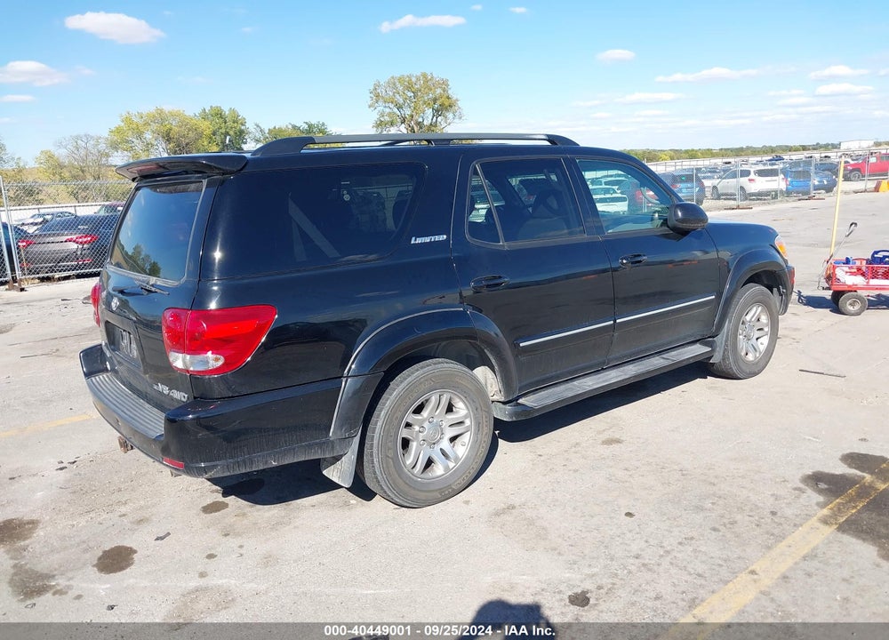 2006 TOYOTA SEQUOIA LIMITED V8 VIN: 5TDBT48A06S272378