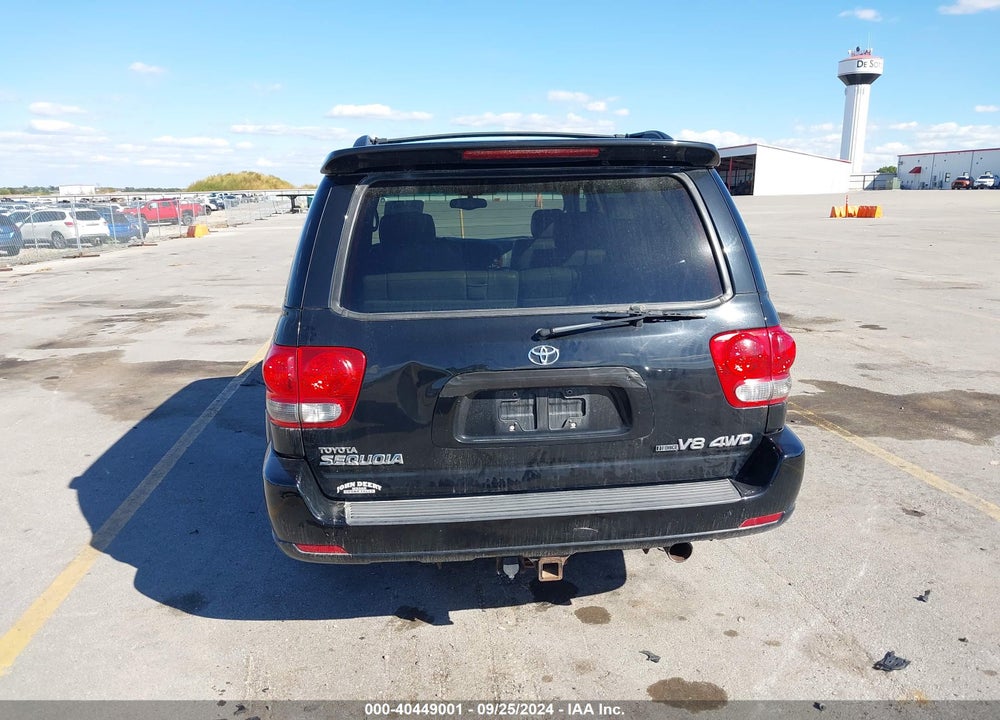 2006 TOYOTA SEQUOIA LIMITED V8 VIN: 5TDBT48A06S272378
