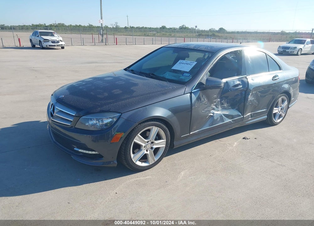 2011 MERCEDES-BENZ C 300 4MATIC VIN: WDDGF8BB3BR151123