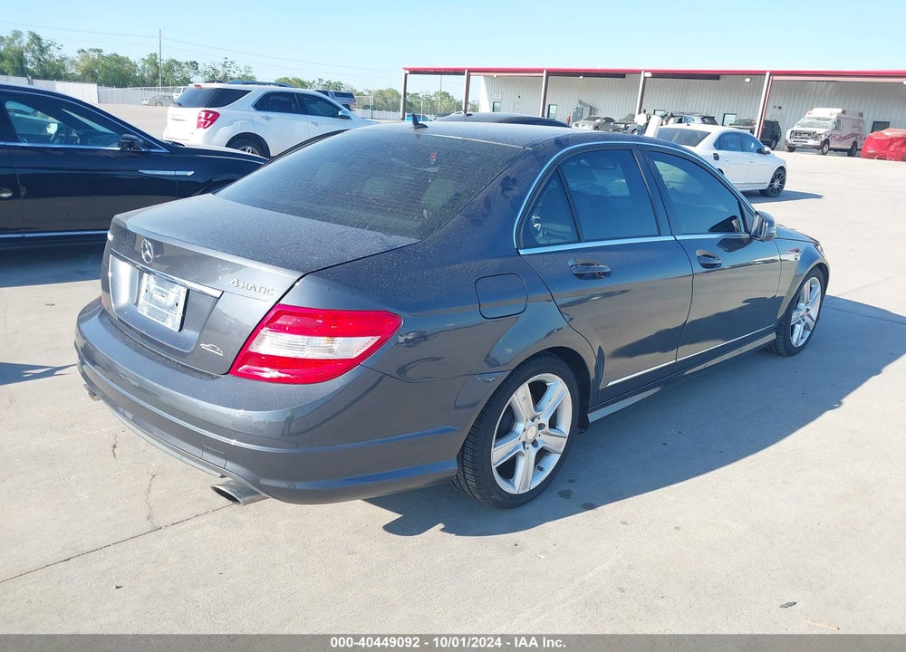 2011 MERCEDES-BENZ C 300 4MATIC VIN: WDDGF8BB3BR151123