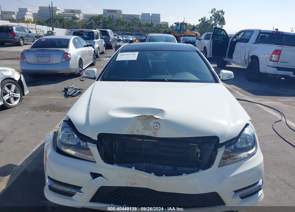 2012 MERCEDES-BENZ C 250 VIN: WDDGJ4HB5CF872450