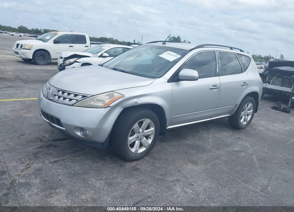 2007 NISSAN MURANO SL VIN: JN8AZ08T77W506834