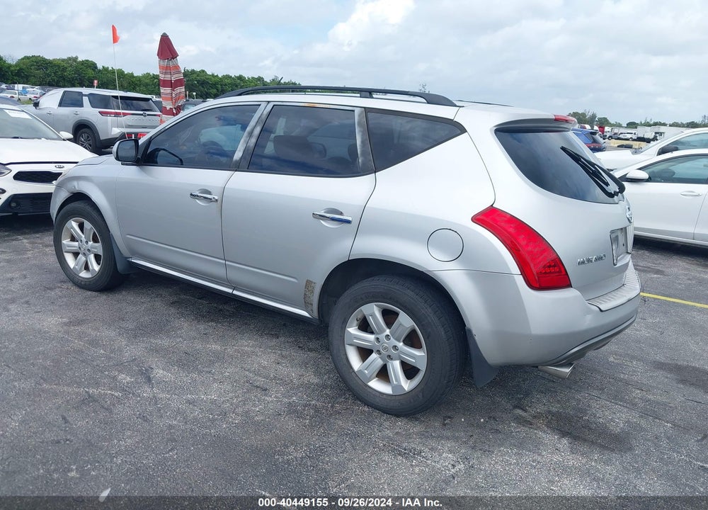 2007 NISSAN MURANO SL VIN: JN8AZ08T77W506834