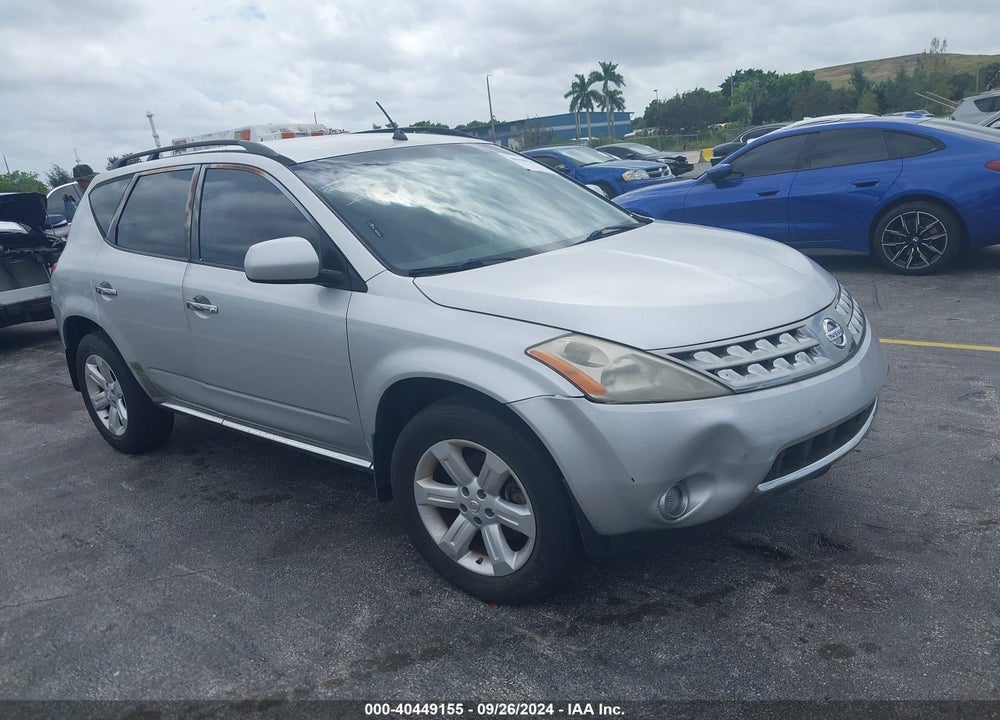 2007 NISSAN MURANO SL VIN: JN8AZ08T77W506834