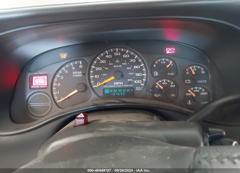 2000 CHEVROLET SILVERADO 1500 LS VIN: 1GCEK19T1YZ325475