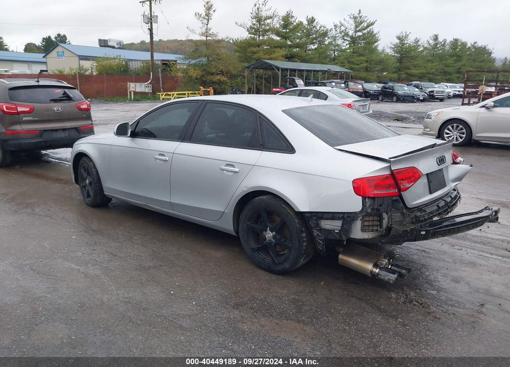 2009 AUDI A4 2.0T PREMIUM VIN: WAULF78K09N013130