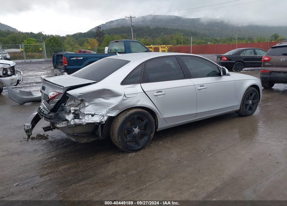 2009 AUDI A4 2.0T PREMIUM VIN: WAULF78K09N013130
