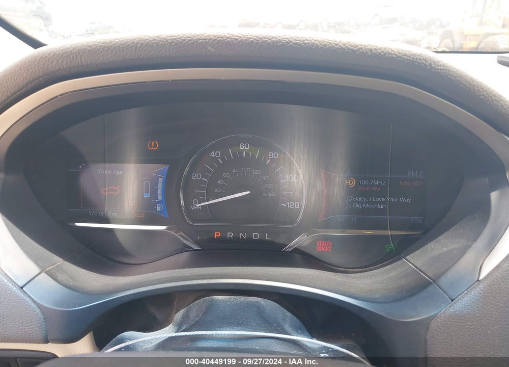 2013 LINCOLN MKZ HYBRID VIN: 3LN6L2LU8DR827709