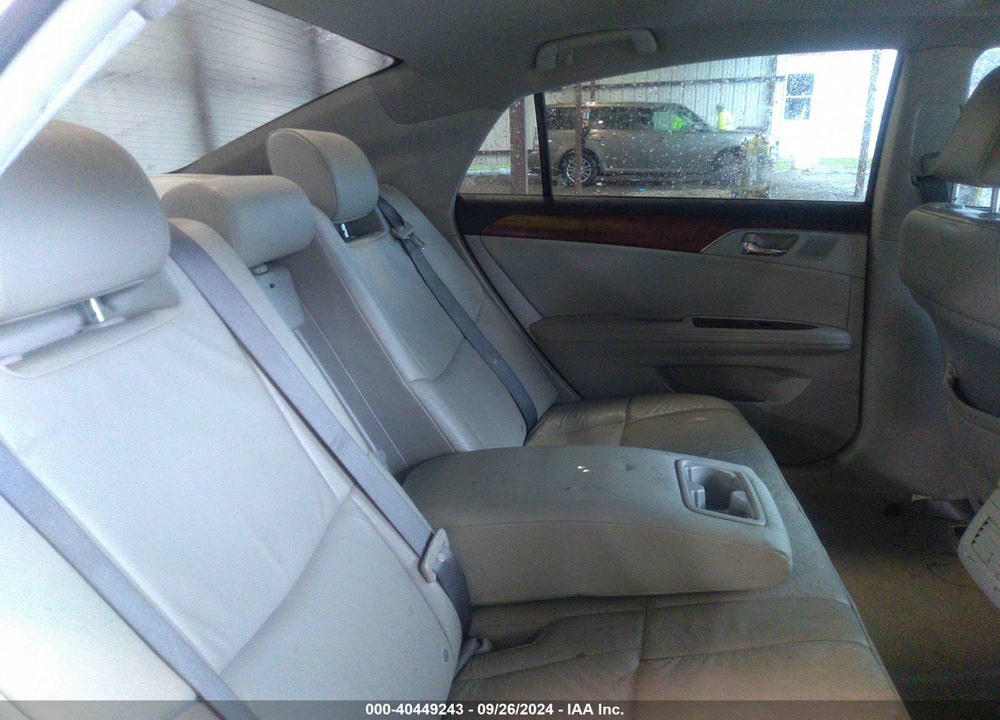 2011 TOYOTA AVALON VIN: 4T1BK3DB8BU430494