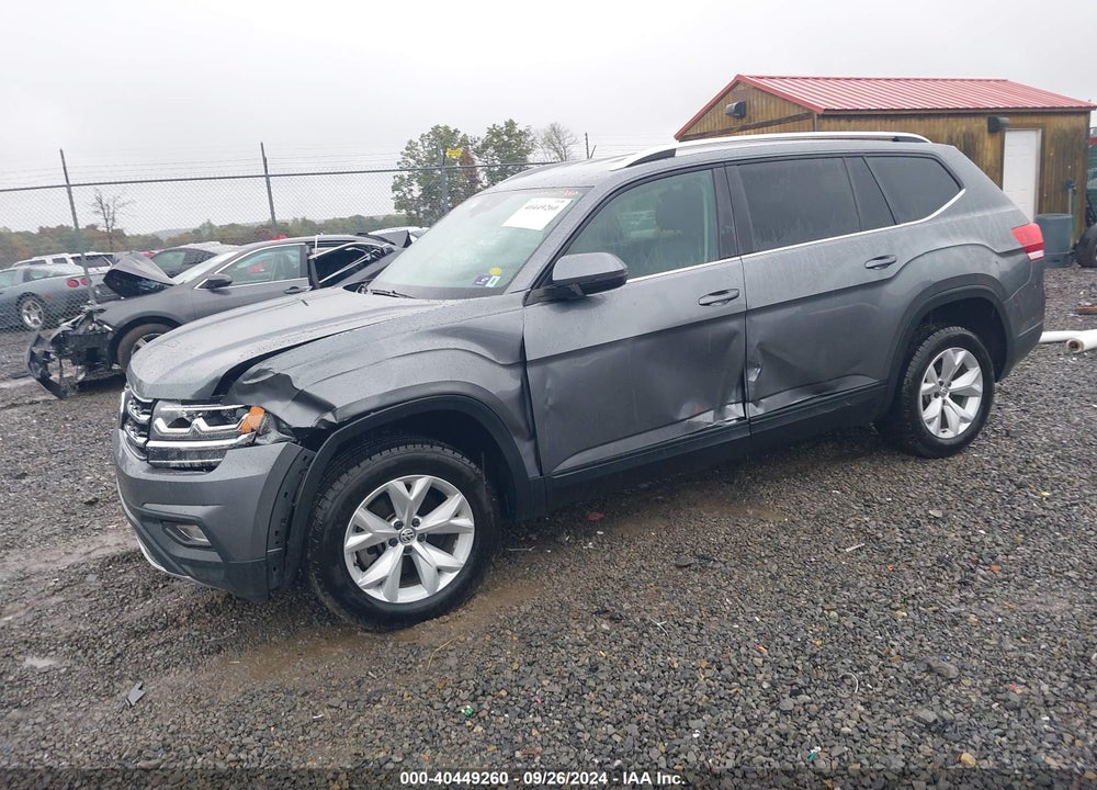 2018 VOLKSWAGEN ATLAS VIN: 1V2LR2CA0JC510625
