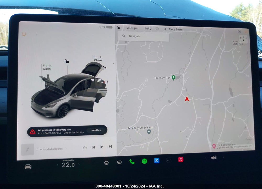 2021 TESLA MODEL Y LONG RANGE DUAL MOTOR ALL-WHEEL DRIVE VIN: 5YJYGDEE3MF255520