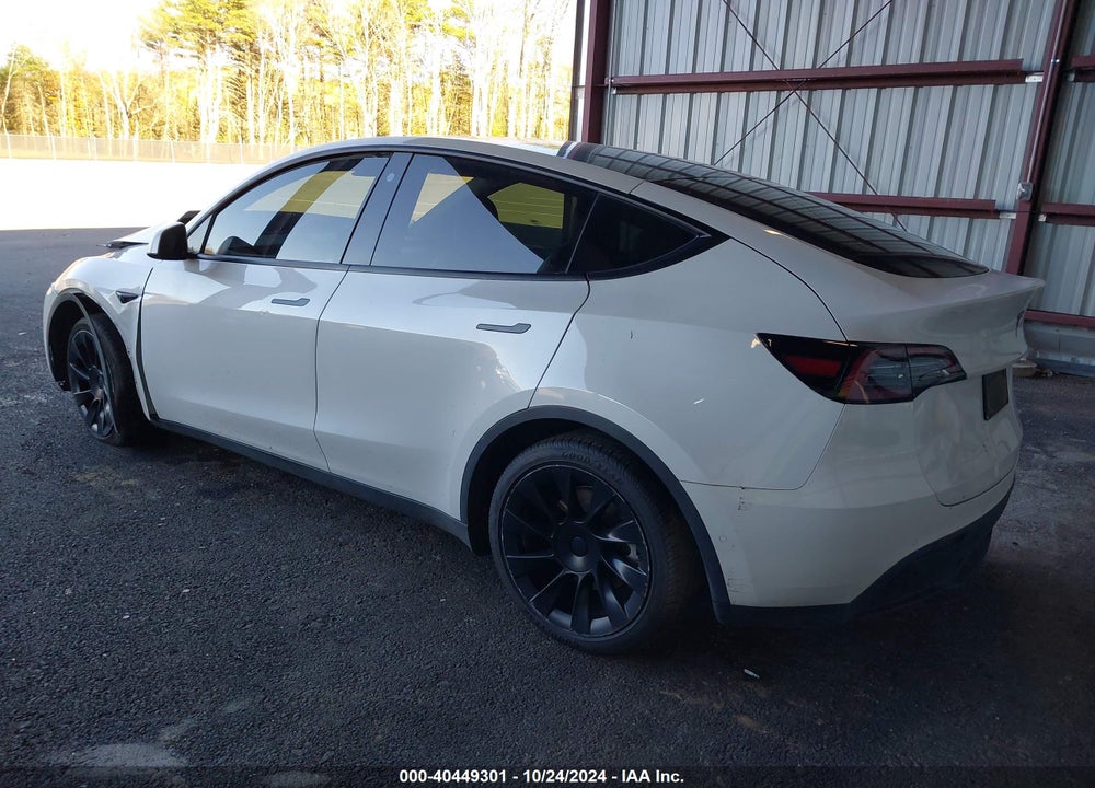 2021 TESLA MODEL Y LONG RANGE DUAL MOTOR ALL-WHEEL DRIVE VIN: 5YJYGDEE3MF255520