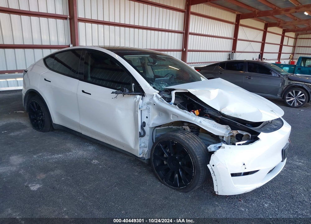 2021 TESLA MODEL Y LONG RANGE DUAL MOTOR ALL-WHEEL DRIVE VIN: 5YJYGDEE3MF255520