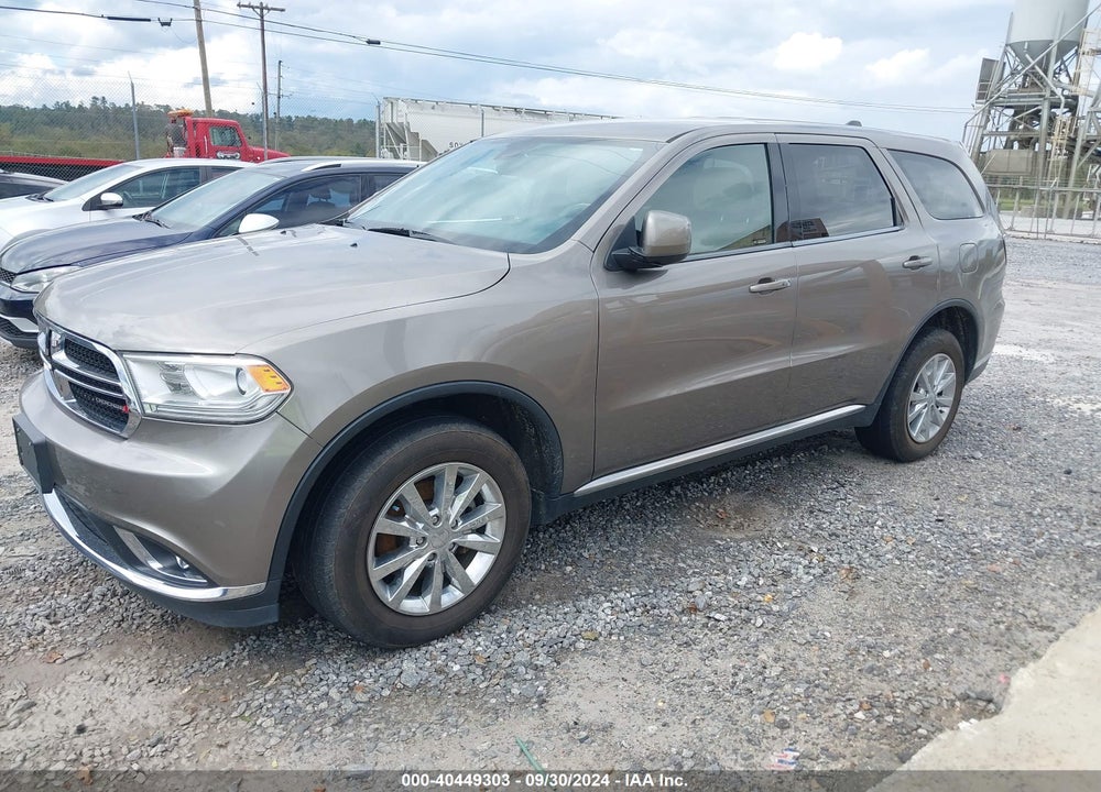 2016 DODGE DURANGO SXT VIN: 1C4RDJAG0GC458837