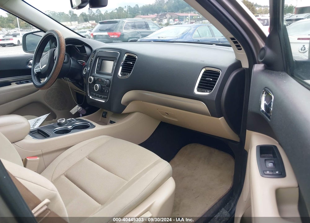 2016 DODGE DURANGO SXT VIN: 1C4RDJAG0GC458837