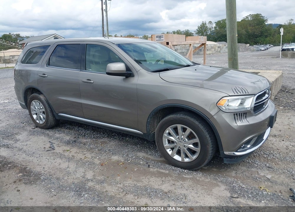 2016 DODGE DURANGO SXT VIN: 1C4RDJAG0GC458837