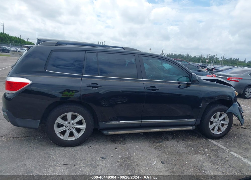 2013 TOYOTA HIGHLANDER VIN: 5TDZA3EHXDS032266