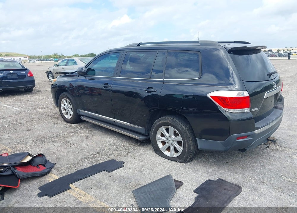 2013 TOYOTA HIGHLANDER VIN: 5TDZA3EHXDS032266