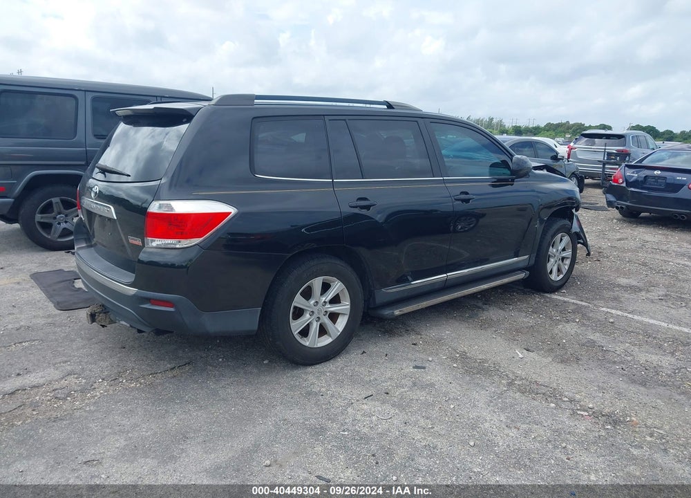2013 TOYOTA HIGHLANDER VIN: 5TDZA3EHXDS032266